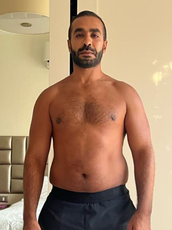 Hossam Samir before transformation